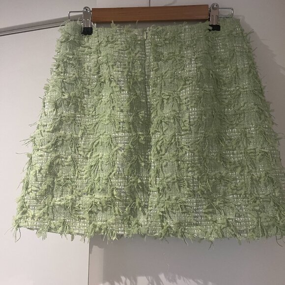 Bella Barnett Coral Green Tweed Skirt Only - Picture 4 of 6